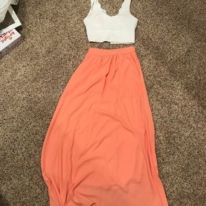 very j dress with mid drift